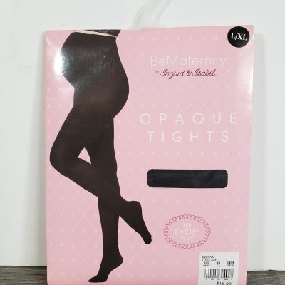 BeMaternity Ingrid & Isabel OPAQUE TIGHTS EBONY  SIZE L / XL